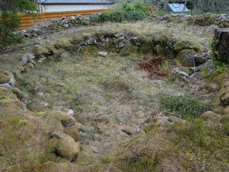 Digital photograph of rock art panel context, Scotland's Rock Art Project, Culburnie, Highland