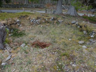 Digital photograph of rock art panel context, Scotland's Rock Art Project, Culburnie, Highland