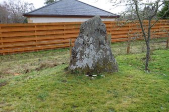 Digital photograph of panel to south, from Scotland's Rock Art Project, Culburnie, Highland