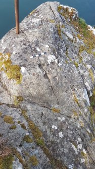 Digital photograph of close ups of motifs, from Scotland's Rock Art Project, North Ballachulish, Highland