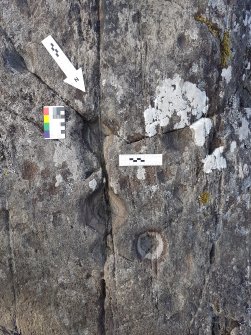 Digital photograph of close ups of motifs, from Scotland's Rock Art Project, North Ballachulish, Highland
