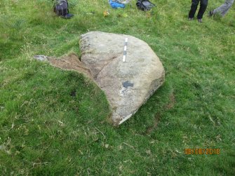 Digital photograph of rock art panel context, Scotland's Rock Art Project, Strath Sgitheach Balnacrae Lower, Highland