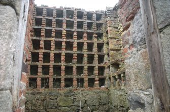 Survey photograph of Doocot, detail of nest boxes, Blairs College and Estate