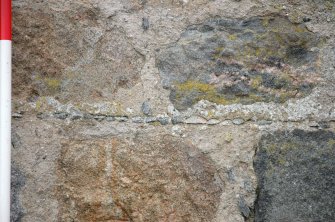 Survey photograph of Doocot, detail stonework,  Blairs College and Estate