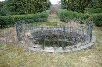 Survey photograph of Garden, formal garden pond, Blairs College and Estate 