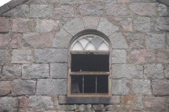 Survey photograph of Menzies House, detail of window from stair, Blairs College and Estate 