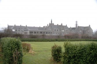 Survey photograph of New College, general view from garden, Blairs College and Estate 