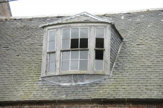 Survey photograph of Menzies Apartment, Detail of dormer, Blairs College and Estate 