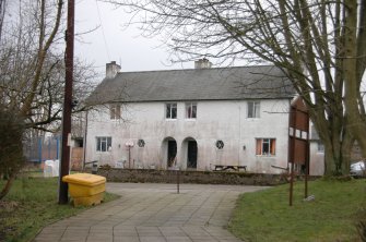 Survey photograph of Loretto and Clovelly, N facade, Blairs College and Estate