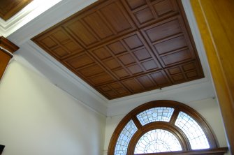 Survey photograph of New College, details of inside entrance door, Blairs College and Estate