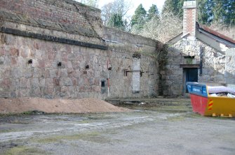 Survey photograph of Garden, N side of N garden wall with bee boles, Blairs College and Estate 