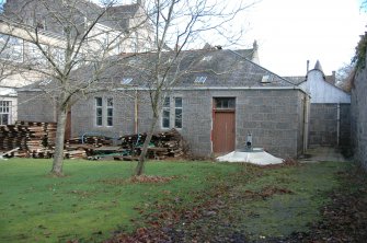 Survey photograph of New College, W wall locker room, Blairs College and Estate 