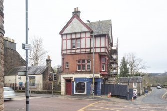 General view from north, Cross Street