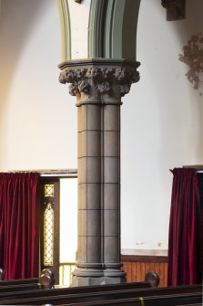 Detail of ornate nave pillar