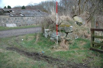 Survey photograph Gazetteer No. 20, details of field gates and dykes on main E/W stock road, Blairs College and Estate 