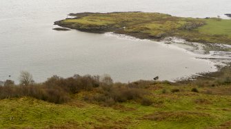 Oblique aerial view