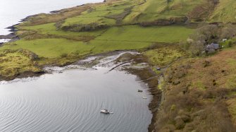 Oblique aerial view