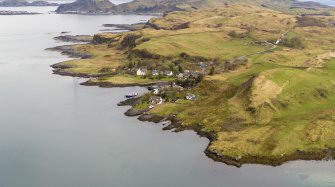 Oblique aerial view