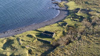 Oblique aerial view