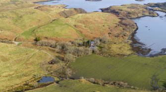 Oblique aerial view