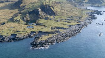 Oblique aerial view