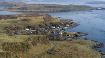 Oblique aerial view of North Cuan, Seil