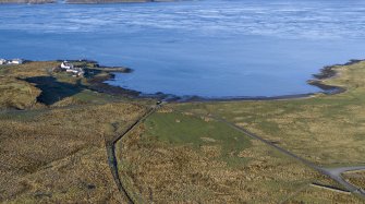 Oblique aerial view