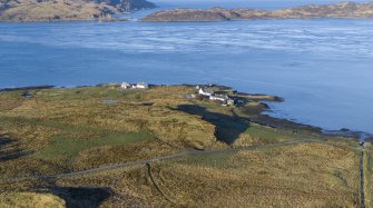 Oblique aerial view