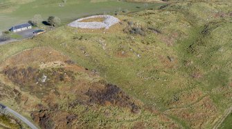 Oblique aerial view