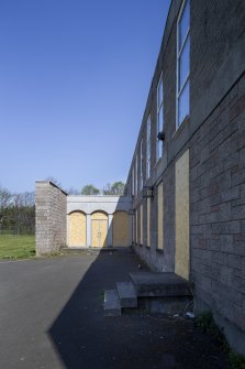 Detail of entrance and steps