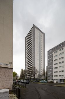 General view from northeast in relation to surrounding residences