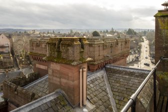 Roofscape general view looking southeast