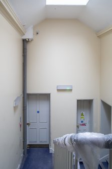 First Floor. View of service staircase from 