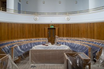 General view of courtroom and gallery