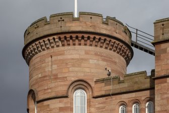 Detail of south west turret