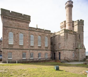 General view of north wing from north 