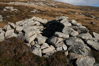 General view along the dyke showing one of the associated structures.