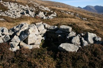 General view along the dyke showing one of the associated structures.