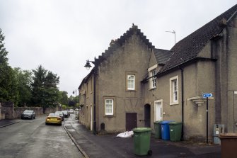 View from east showing Nos 16-20 High Street, Clackmannan