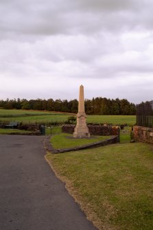 View of War Memorial from west