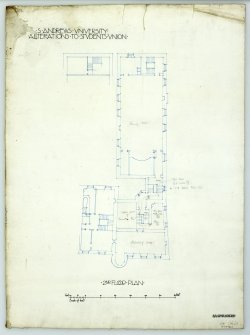 University of St. Andrew's, Alterations to Student's Union. Second floor plan.