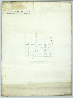 University of St. Andrew's, Alterations to Student's Union. Front elevation.