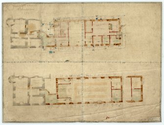 University of St. Andrew's, Alterations to Student's Union. Ground and upper floor plans.