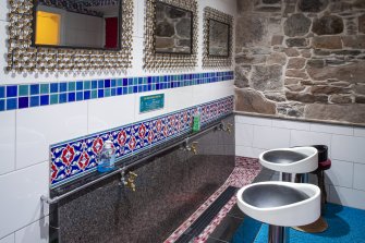 Female ablution area. General view.
