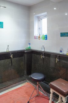 Male ablution area. General view.