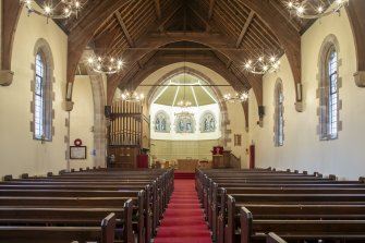 Nave. General view looking towards chancel. 