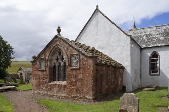 View of chancel from northeast