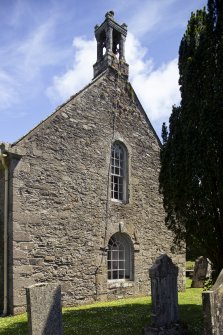 View of west gable with bellcote