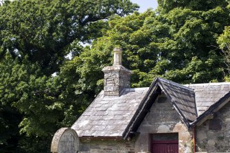 Detail of session house roof and chimney