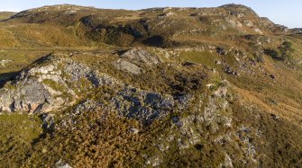 Oblique aerial view